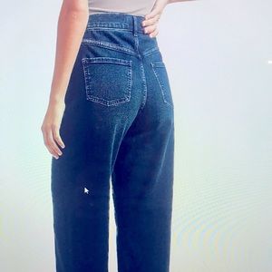 Express Super High Waisted 90’s Wide Leg Jeans